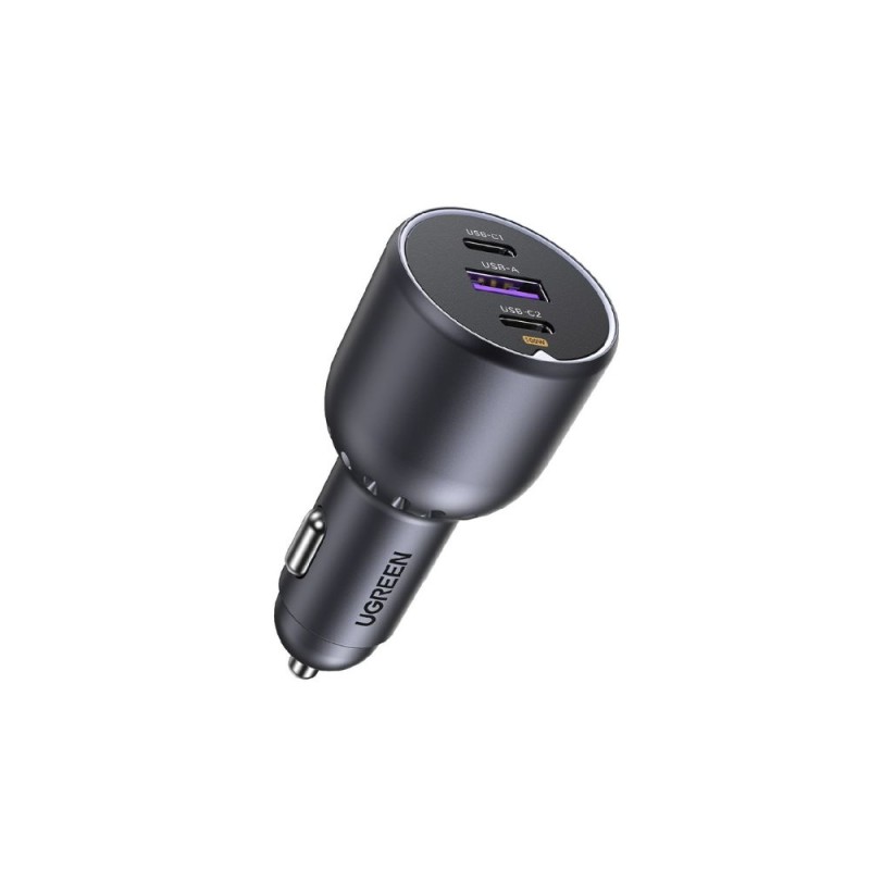 Φορτιστής Αυτοκινήτου PD 130W UGREEN EC705 35025 3 Θέσεων Γκρι