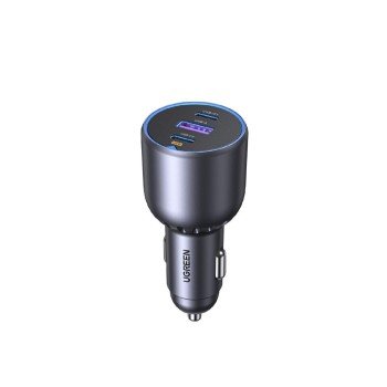 Φορτιστής Αυτοκινήτου PD 130W UGREEN EC705 35025 3 Θέσεων Γκρι