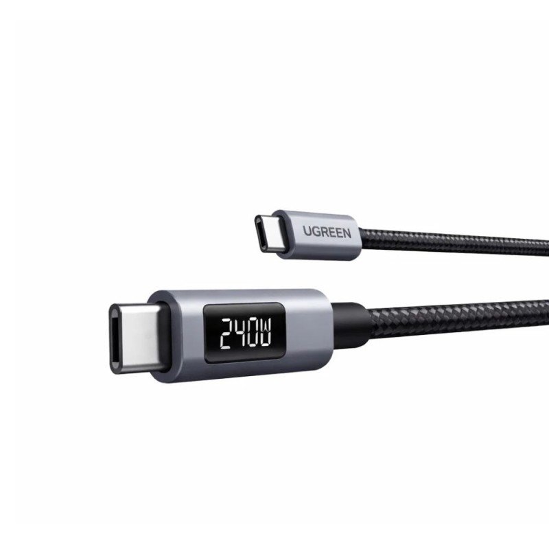 Καλώδιο Φόρτισης UGREEN L530 65866 USB-C σε USB-C PD 240W 1m Μαύρο
