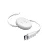 Καλώδιο Φόρτισης UGREEN L531 95673 USB-C σε USB-C PD 100W 1m, Επαναφερόμενο Λευκό