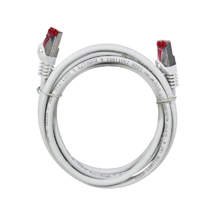 Καλώδιο Δικτύου S/FTP CAT6 LogiLink CQ2012S 0.25m Γκρι