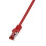 Καλώδιο Δικτύου S/FTP CAT6 LogiLink CQ2014S 0.25m Κόκκινο