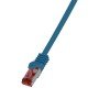 Καλώδιο Δικτύου S/FTP CAT6 LogiLink CQ2016S 0.25m Μπλε