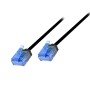 Καλώδιο Δικτύου U/UTP CAT6A LogiLink CQ3003U 0.15m Μαύρο