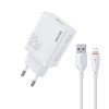 Φορτιστής Σπιτιού 12W WK WP-U76, με καλώδιο Lightning Λευκό