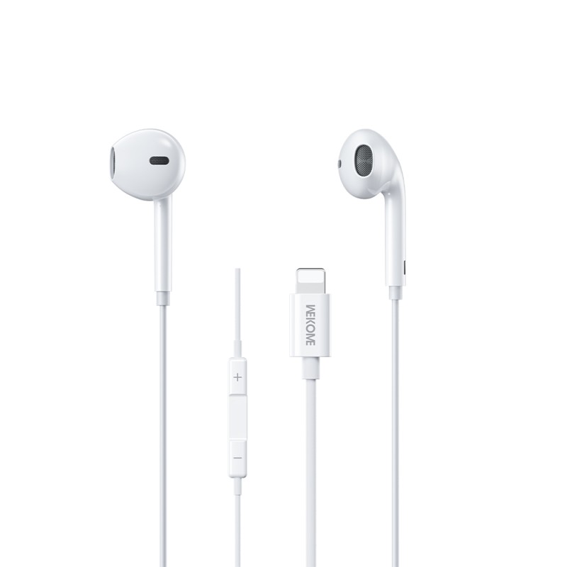 Ακουστικά Lightning WK ΥΒ09 Plug & Play Λευκό