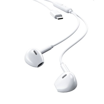 Ακουστικά USB-C WK YB03 Λευκό
