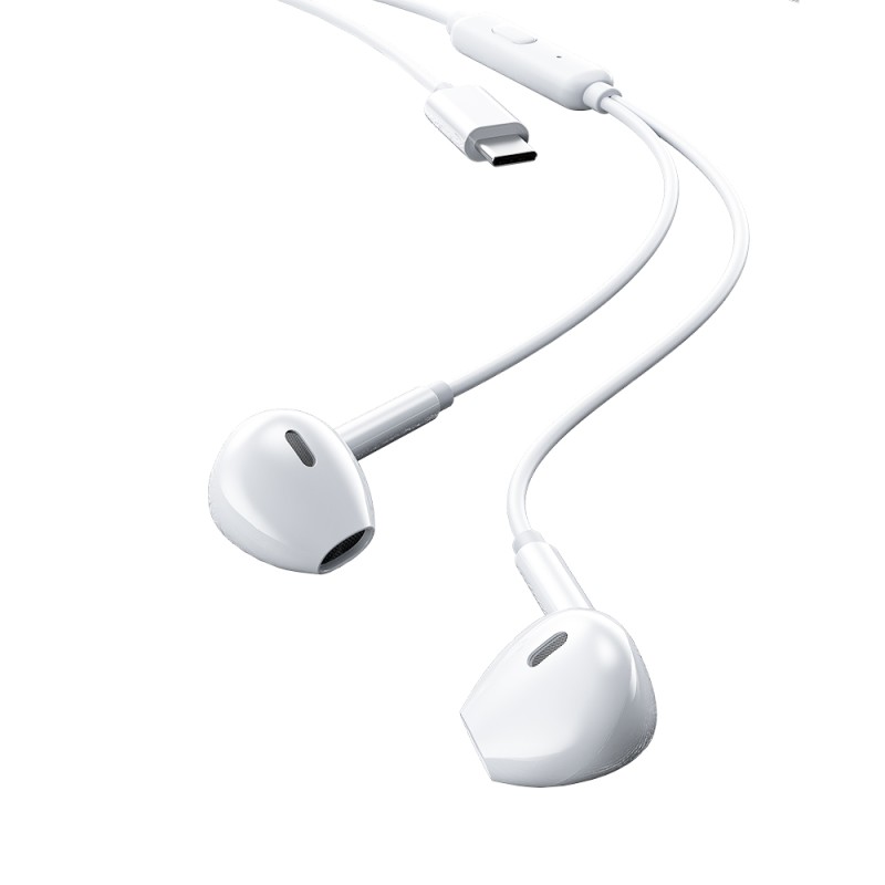 Ακουστικά USB-C WK YB03 Λευκό