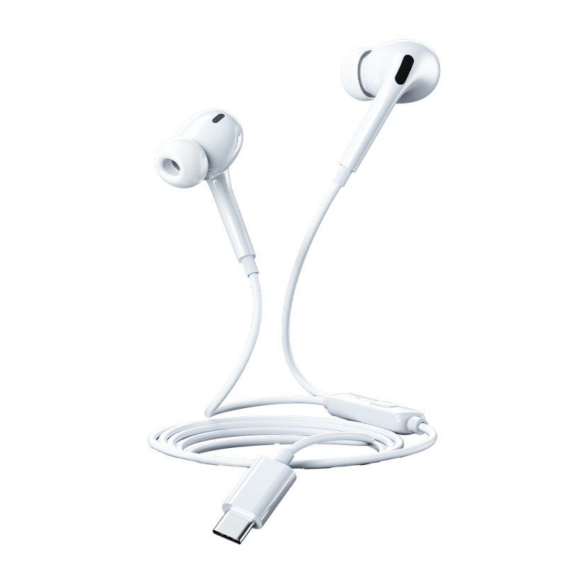 Ακουστικά USB-C WK YB06 Λευκό