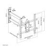 Βάση Τηλεόρασης Επιτοίχια Focus Mount WMS01-44AT 23"-65" έως 40kg