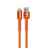 Καλώδιο Φόρτισης με LED WK WDC-C13i USB σε Lightning 1.2m Πορτοκαλί