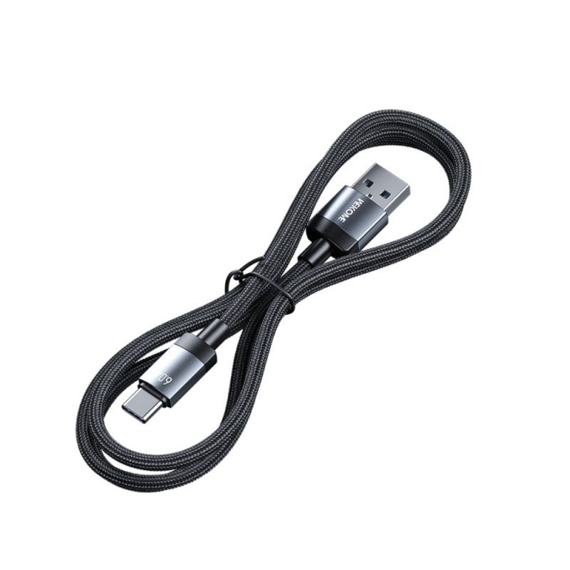 Καλώδιο Φόρτισης WK WDC-97a USB to USB-C 1m Μαύρο