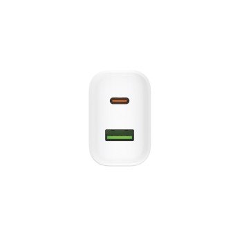 Φορτιστής Σπιτιού GaN PD 20W Element CH-100 2 Θέσεων Λευκό