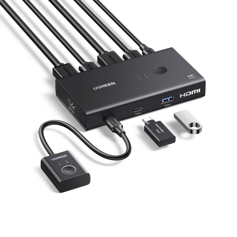 KVM Switch 2 θέσεων USB/HDMI UGREEN AK502 75246