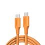 Καλώδιο Φόρτισης UGREEN L502 95493 USB-C σε USB-C PD 100W 1m Πορτοκαλί