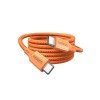 Καλώδιο Φόρτισης UGREEN L502 95493 USB-C σε USB-C PD 100W 1m Πορτοκαλί