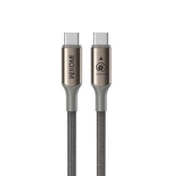 Καλώδιο Φόρτισης WK WDC-C23 USB-C σε USB-C 140W 1.2m Γκρι