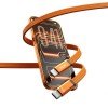 Καλώδιο Φόρτισης WK WDC-C16 USB-C σε USB-C PD 65W 1.2m Πορτοκαλί