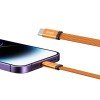 Καλώδιο Φόρτισης WK WDC-C17 USB-C σε Lightning PD 35W 1.2m Πορτοκαλί