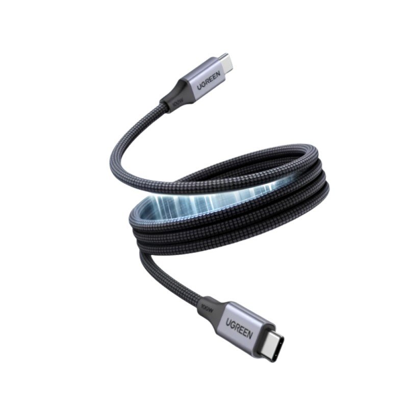 Καλώδιο Φόρτισης UGREEN L520 55517 USB-C σε USB-C PD 100W 1m, Magnetic