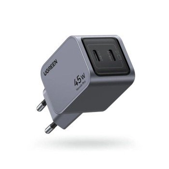 Φορτιστής Σπιτιού GaN PD 45W UGREEN X707 35008 2 Θέσεων Γκρι