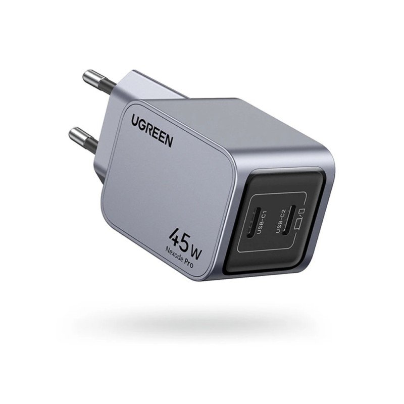 Φορτιστής Σπιτιού GaN PD 45W UGREEN X707 35008 2 Θέσεων Γκρι