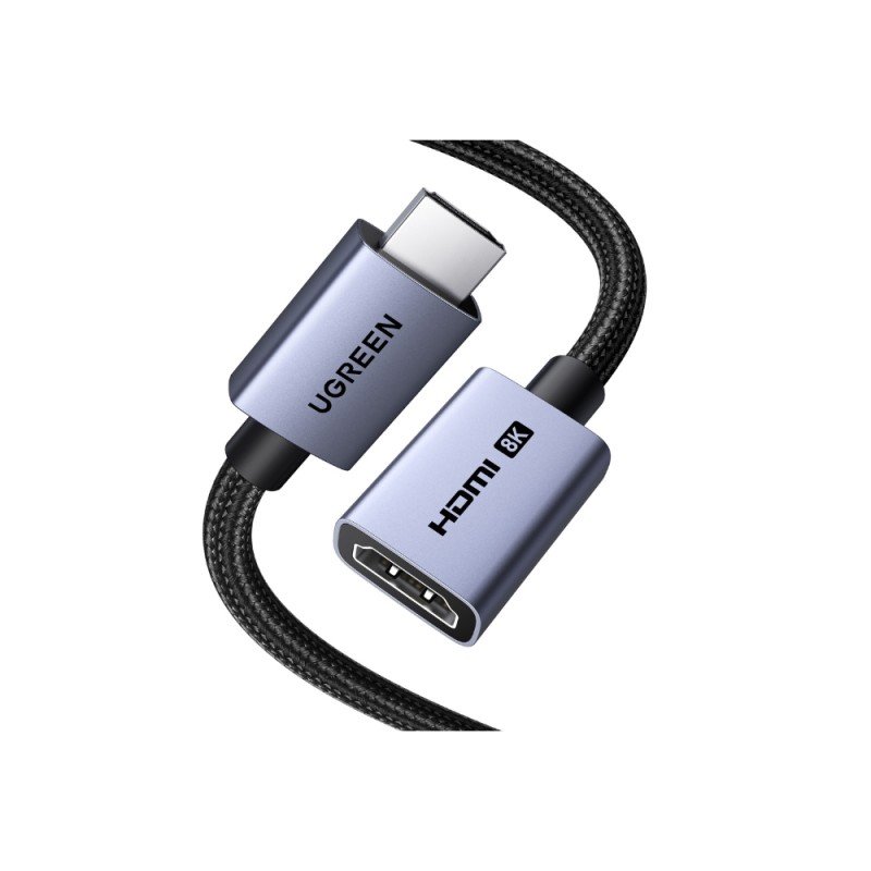 Καλώδιο HDMI M/F 8K/60Hz UGREEN HD165 95890 1m Μαύρο