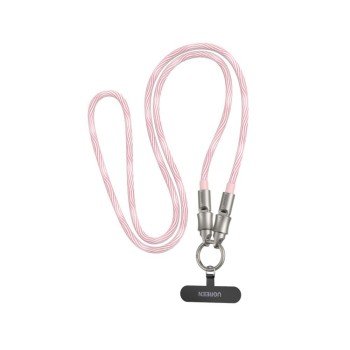 Καλώδιο Φόρτισης UGREEN L508 35510 USB-C σε USB-C PD 60W Lanyard 1.2m Ροζ