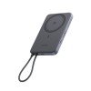 Power Bank 10000mAh 30W Qi2 UGREEN PB570 75982B με Ασύρματη Φόρτιση Magnetic και καλώδιο USB-C Μαύρο
