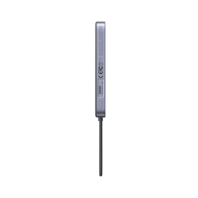 Power Bank 10000mAh 30W Qi2 UGREEN PB570 75982B με Ασύρματη Φόρτιση Magnetic και καλώδιο USB-C Μαύρο