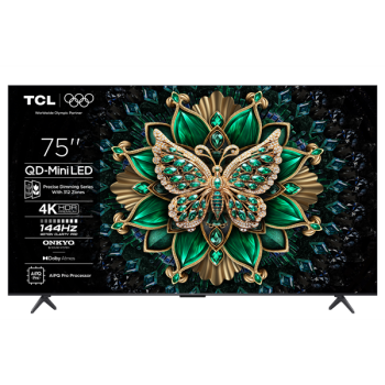 TCL 75C6K 4K QD-Mini LED 144Hz TV (2025)