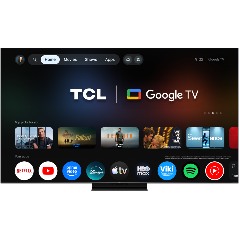 TCL 55C7L 4K Premium SQD-Mini LED TV (2026)