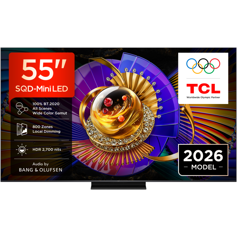 TCL 55C7L 4K Premium SQD-Mini LED TV (2026)