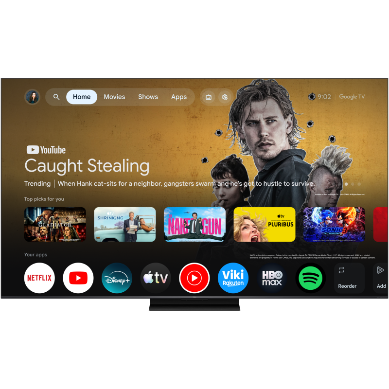 TCL 55C7L 4K Premium SQD-Mini LED TV (2026)
