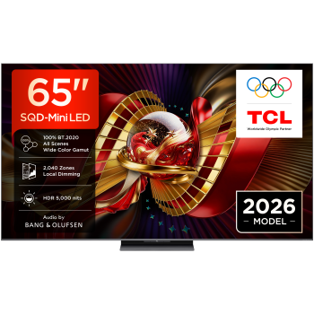 TCL 65C8L 4K Premium SQD-Mini LED TV (2026)