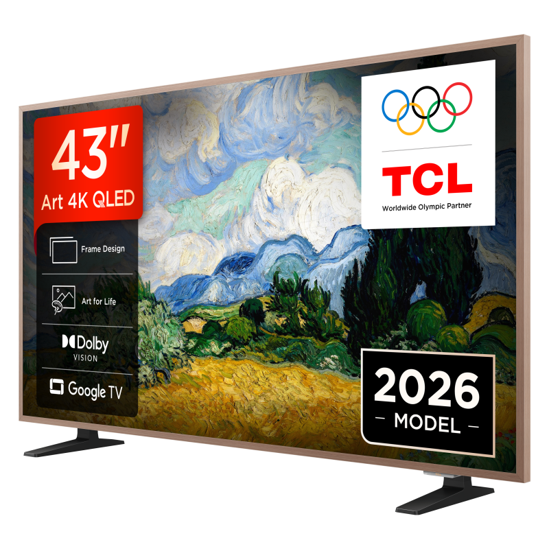TCL 43A400 Pro ART 4K QLED TV (2026)