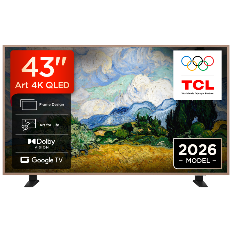 TCL 43A400 Pro ART 4K QLED TV (2026)