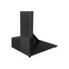HI-ND Floorstand Standard 55″ portrait with casing, (Samsung 55″ OM/QM/QB/QMC/QH series) Black