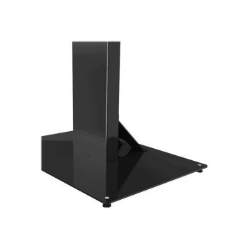 HI-ND Floorstand Standard 55″ portrait with casing, (Samsung 55″ OM/QM/QB/QMC/QH series) Black