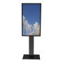 HI-ND Floorstand Standard 55″ portrait with casing, (Samsung 55″ OM/QM/QB/QMC/QH series) Black