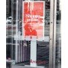 HI-ND Floorstand Standard 55″ portrait with casing, (Samsung 55″ OM/QM/QB/QMC/QH series) White