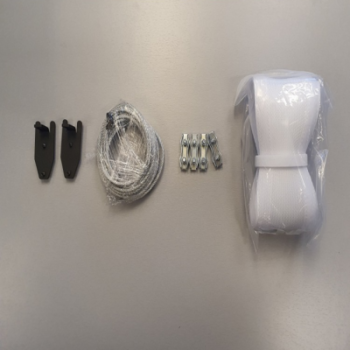 HI-ND Wire, 3m for ceiling casing, White cable socks