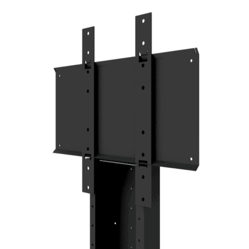 HI-ND Floorstand Lite, black printed glass decor (49” – 55”)