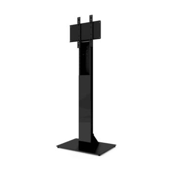 HI-ND Floorstand Lite, black printed glass decor (49” – 55”)