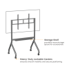 Brateck SlimLift Heavy-Duty TV Cart (55"-90")
