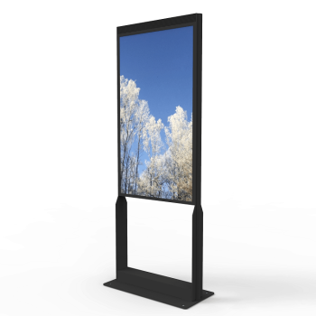 HI-ND Floorstand Dual (Samsung OM55N-DS) Black