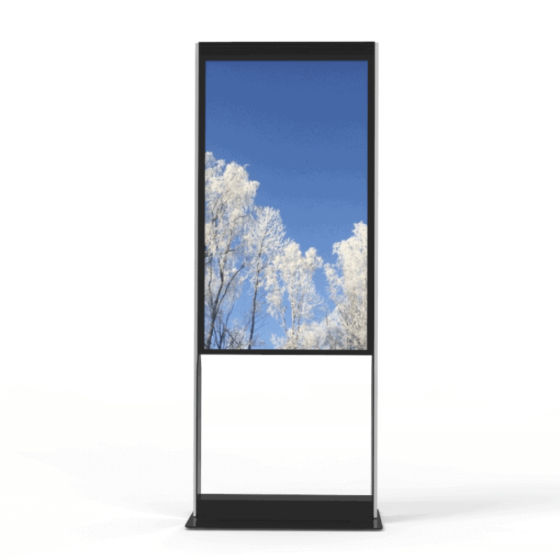 HI-ND Floorstand Dual (Samsung OM55N-DS) Black HI-ND Floorstand Dual (Samsung OM55N-DS) Black