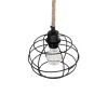 GLOBOSTAR® TALAH 203-0008 Vintage Κρεμαστό Φωτιστικό Οροφής με Ντουί 1 x E27 AC 220-240V IP20 - Μαύρο & Μπεζ - Μ20 x Π20 x Υ20cm GLOBOSTAR® TALAH 203-0008 Vintage Κρεμαστό Φωτιστικό Οροφής με Ντουί 1 x E27 AC 220-240V IP20 - Μαύρο & Μπεζ - Μ20 x Π20 x Υ20cm