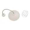 GLOBOSTAR® TULUB 203-0010 Vintage Κρεμαστό Φωτιστικό Οροφής με Ντουί 1 x E27 AC 220-240V IP20 - Λευκό & Μπεζ - Μ33 x Π33 x Υ30cm GLOBOSTAR® TULUB 203-0010 Vintage Κρεμαστό Φωτιστικό Οροφής με Ντουί 1 x E27 AC 220-240V IP20 - Λευκό & Μπεζ - Μ33 x Π33 x Υ30cm