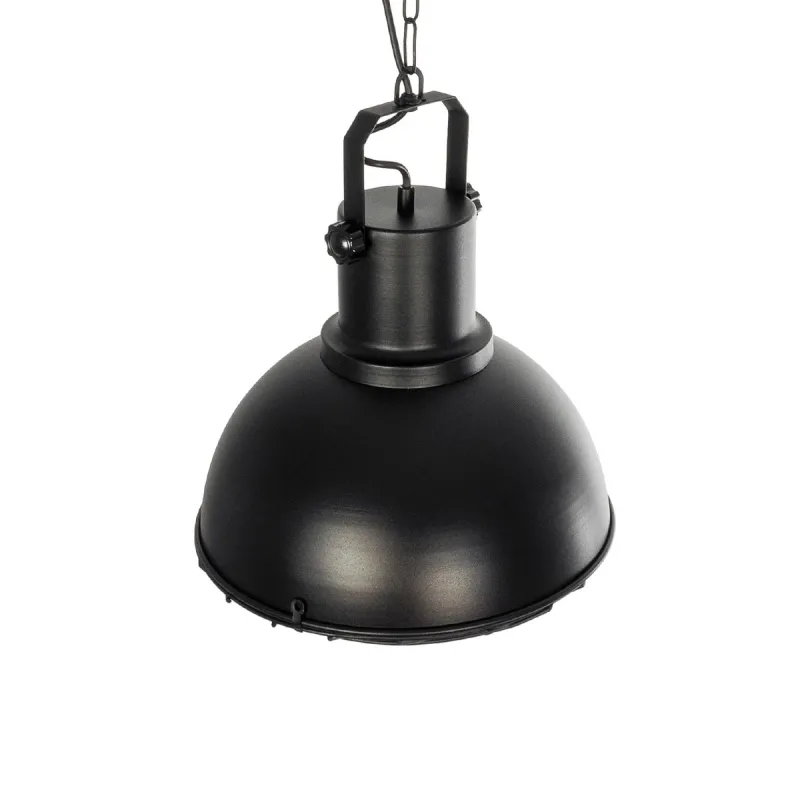 GLOBOSTAR® SIERRA 203-0011 Vintage Κρεμαστό Φωτιστικό Οροφής με Ντουί 1 x E27 AC 220-240V IP20 - Μαύρο & Χρυσό - Μ30 x Π30 x Υ40cm